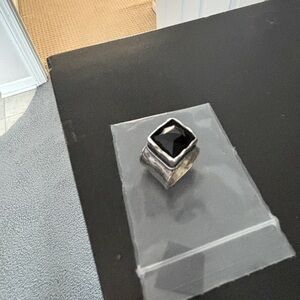 Silpada dark brown stone ring